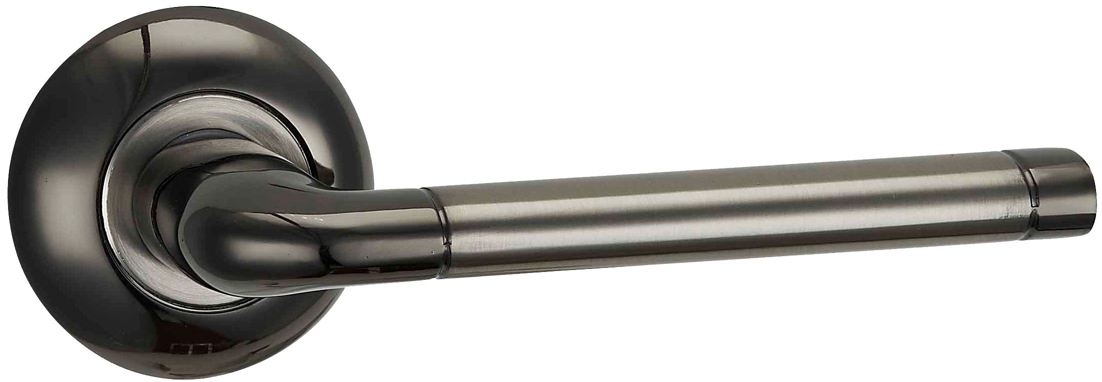 ИС ручка Puerto INАL 503-08 BN/SN черный никель/никель мат (Дарио)